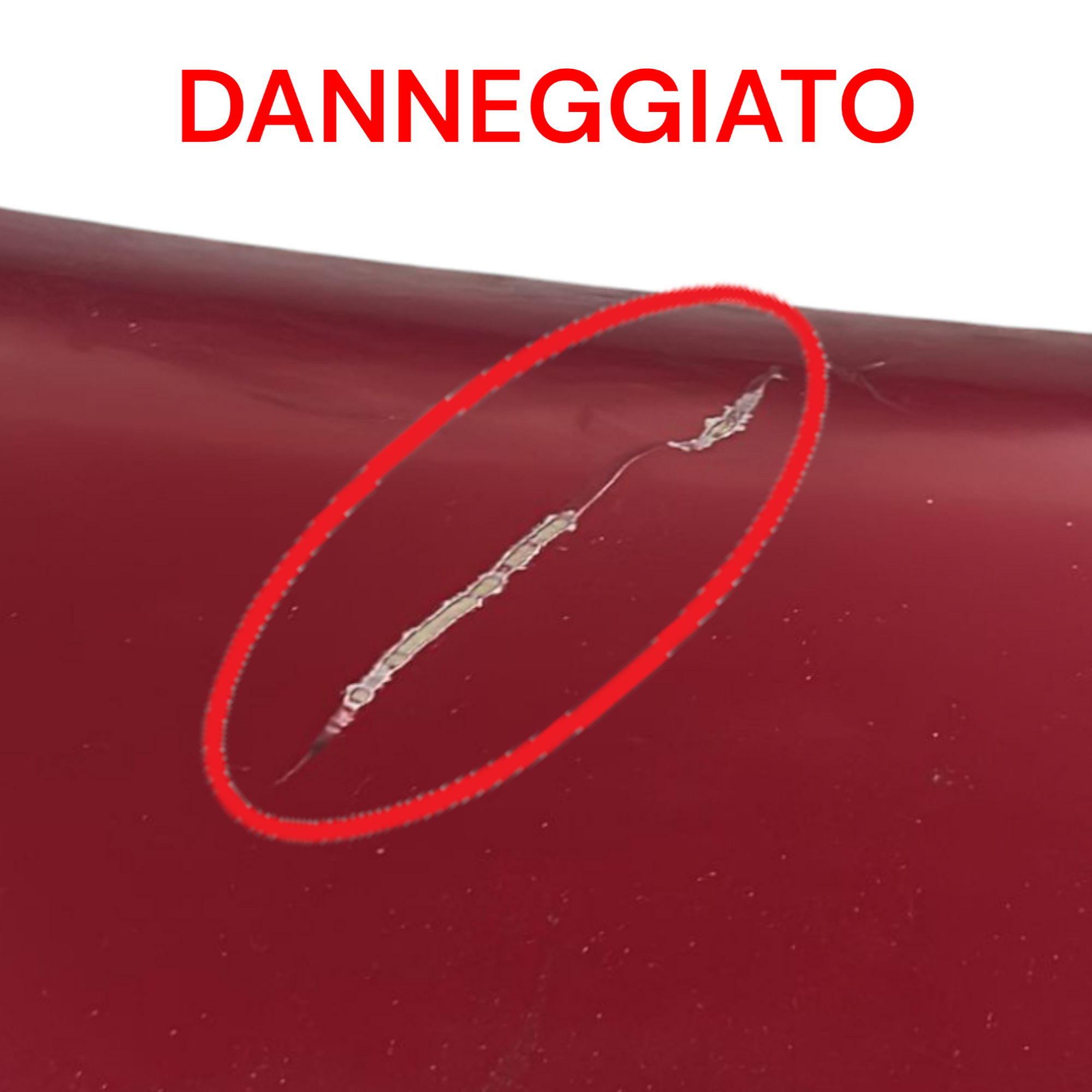 Guardería de barro delantera derecha Fiat Grande Punto (2005> 2012) Rojo