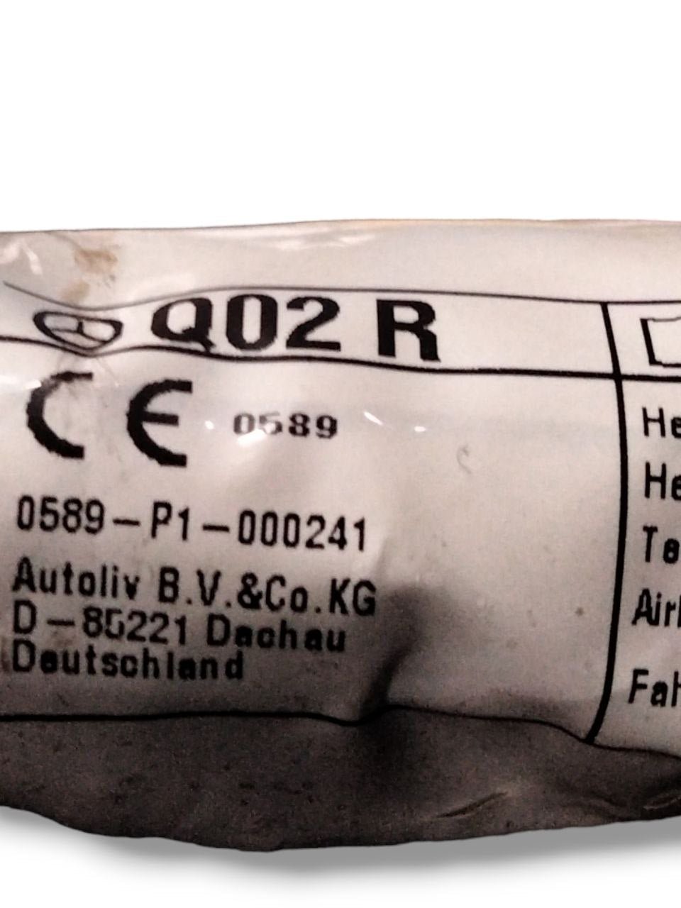Airbag Laterale a Tendina destro (Dx) Mercedes-Benz Classe E w212 ( 2009 - 2016 ) cod.0589P1000241 - F&P CRASH SRLS - Ricambi Usati