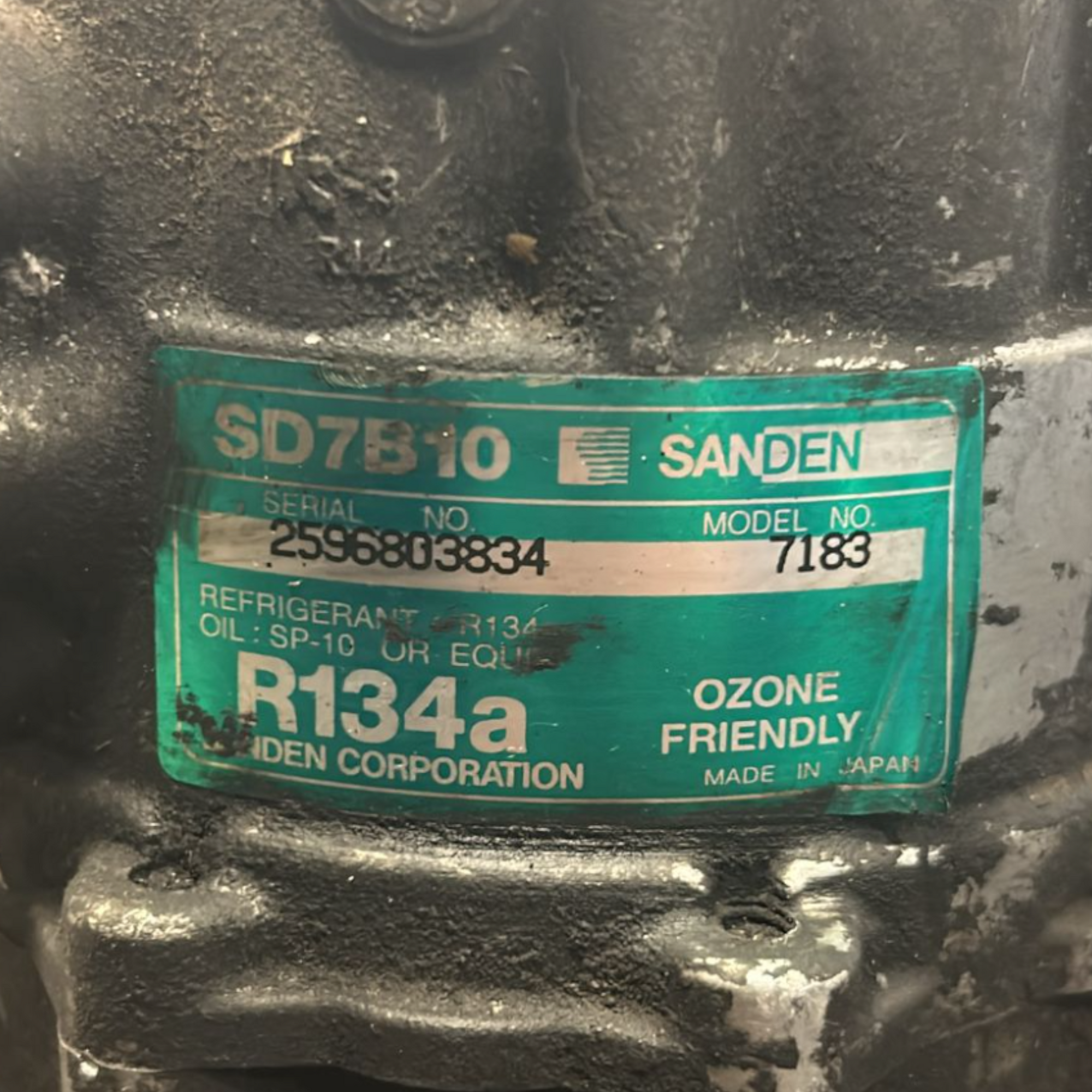 Compresor de aire acondicionado Fiat Panda (169) 1.2 Goletía (2003> 2012) Cod.SD7B10