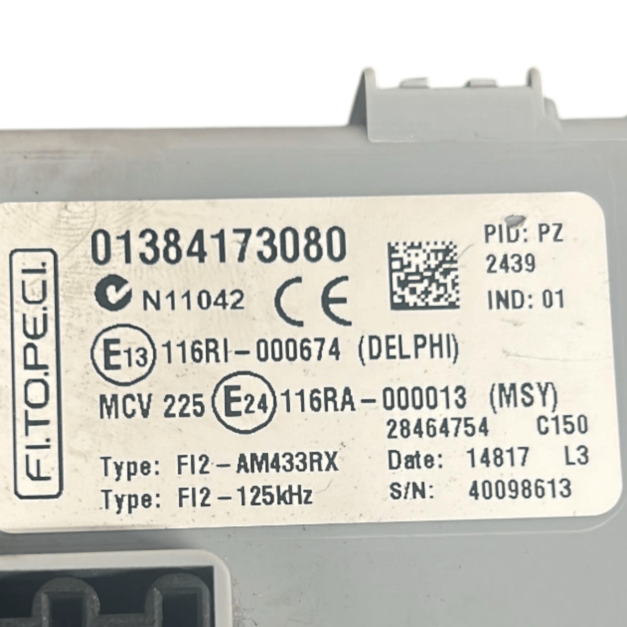 Centralina Body Computer Fiat Fiorino III cod.01384173080 1.3 Diesel (2007 > 2014) - F&P CRASH SRLS - Ricambi Usati