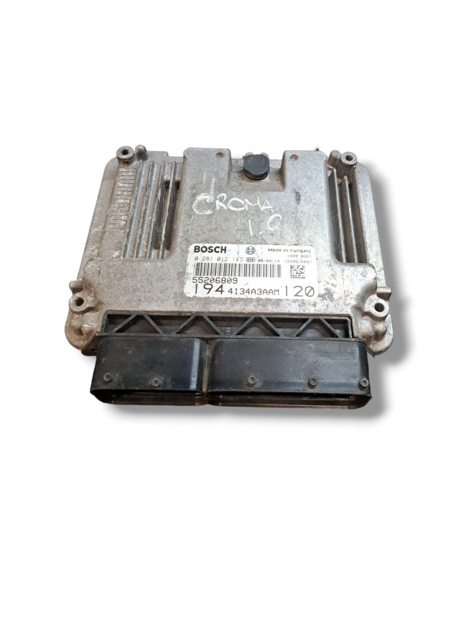 Centralina Ecu Motore Fiat Croma 1.9 (2005-2010) COD:55206809-0281012147 - F&P CRASH SRLS - Ricambi Usati