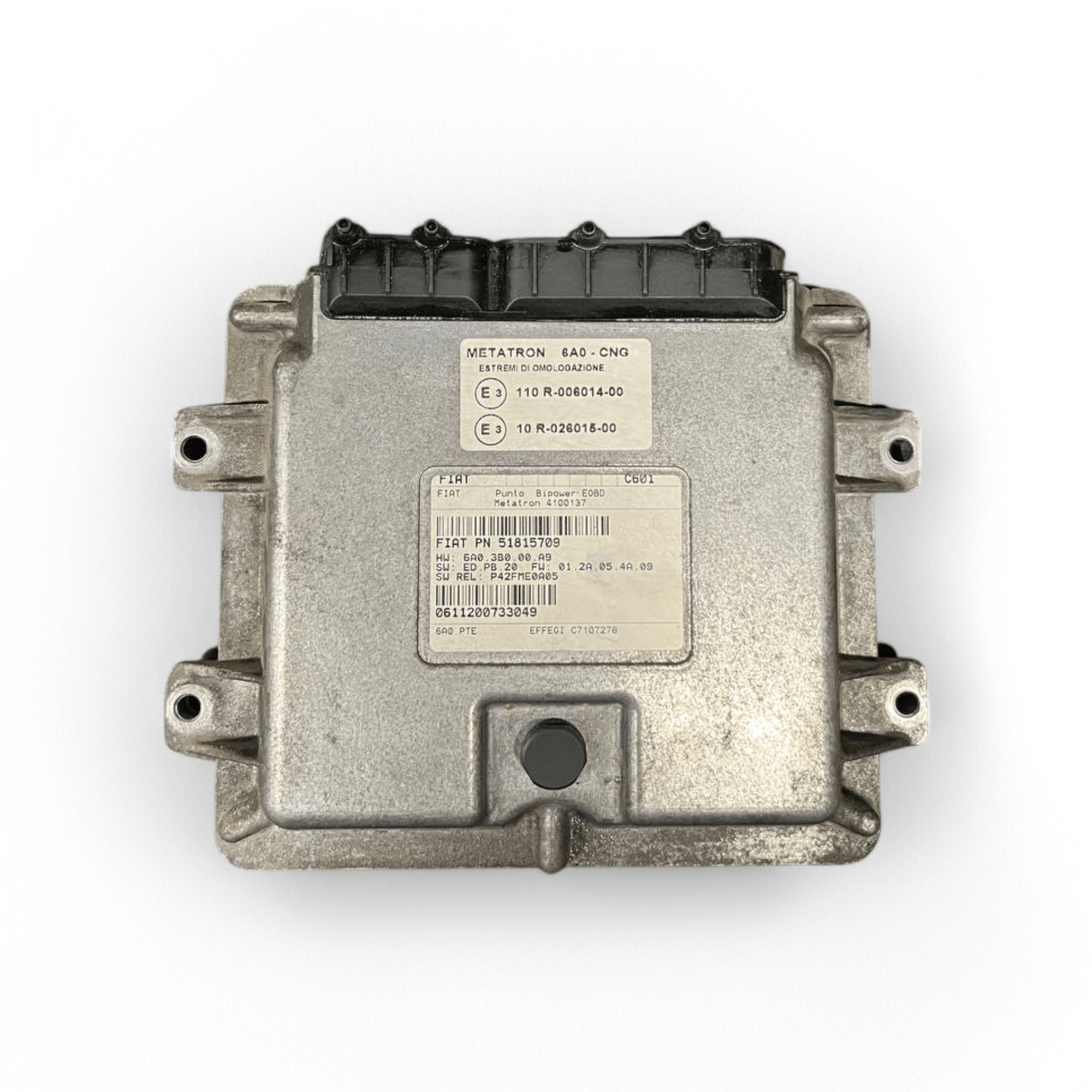 Centralina ecu motore Fiat Punto 188 1.2 benzina - Metano (1999 - 2005) cod.51815709 /110R - 006014 - 00 - F&P CRASH SRLS - Ricambi Usati
