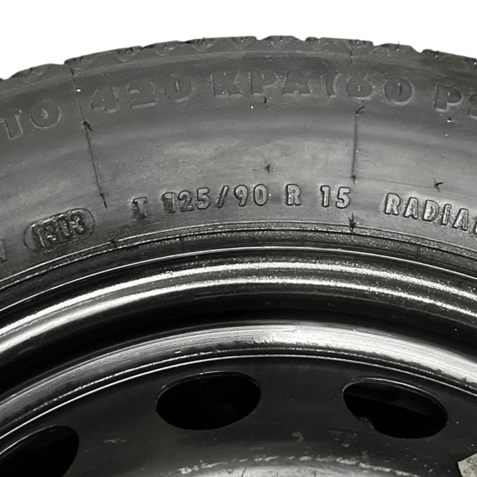 Cerchio / Ruota / ruotino di scorta Fiat Stilo (2001 - 2010) 125 / 90 / R15 4 Fori - F&P CRASH SRLS - Ricambi Usati