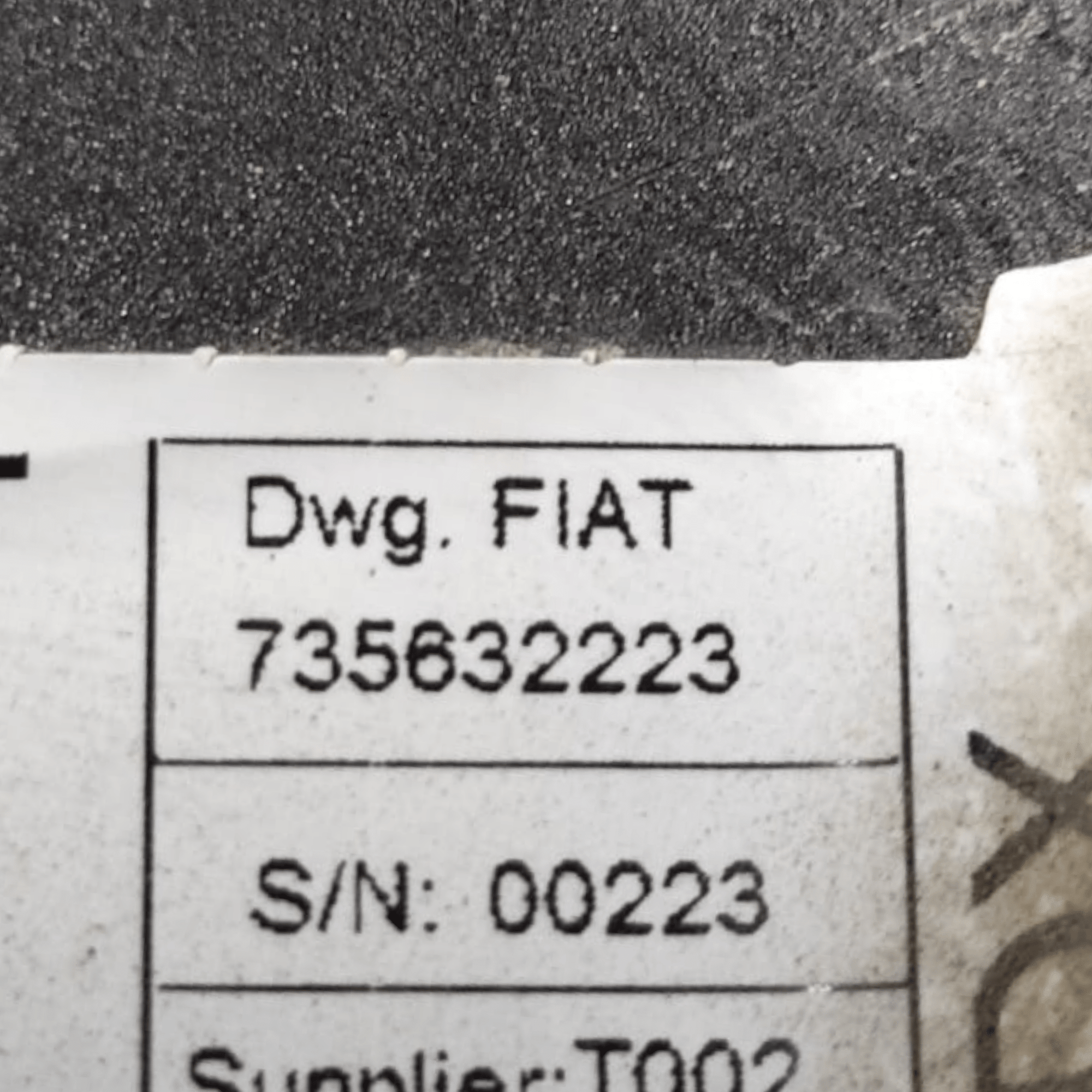 Cintura Di Sicurezza Anteriore Destra Fiat Qubo COD: 735632223 (2008 - 2019) - F&P CRASH SRLS - Ricambi Usati