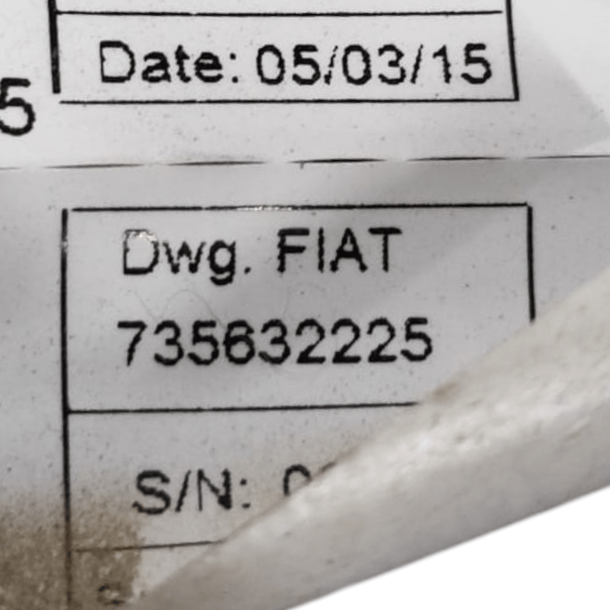 Cintura Di Sicurezza Anteriore Sinistra Fiat Qubo COD: 735632225 (2008 - 2019) - F&P CRASH SRLS - Ricambi Usati