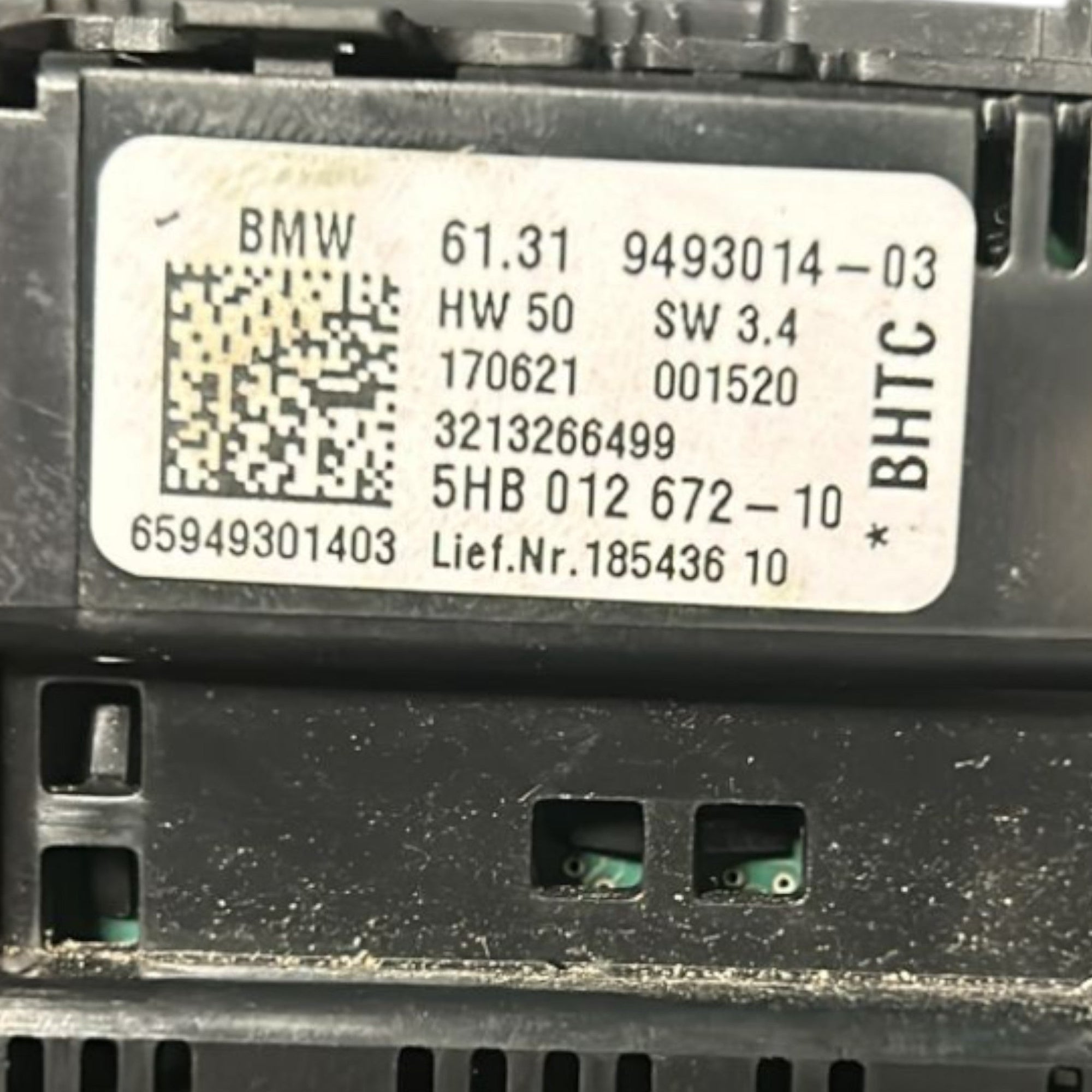 Comandi Clima Posteriore Bmw X3 G01 cod:9493014 (2017 > 2024) - F&P CRASH SRLS - Ricambi Usati