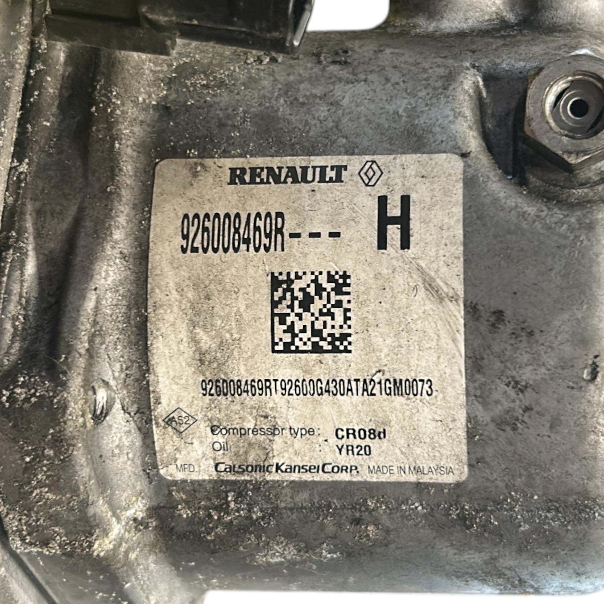 Compressore Aria Condizionata Dacia Sandero III cod.926008469R 1.0 Benzina (2022 > ) - F&P CRASH SRLS - Ricambi Usati