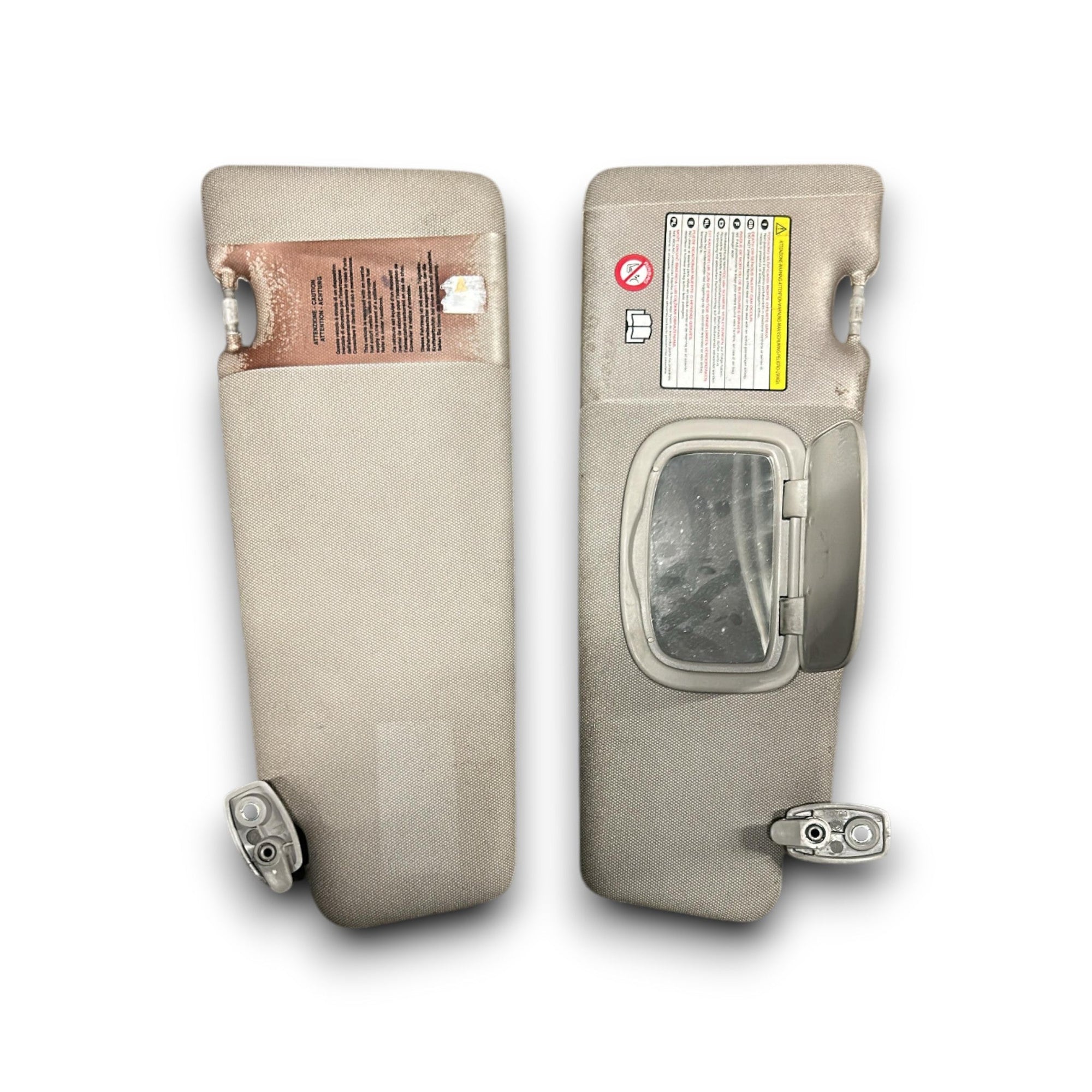 Coppia Alette Parasole Fiat Bravo (2007 > 2014) - F&P CRASH SRLS - Ricambi Usati