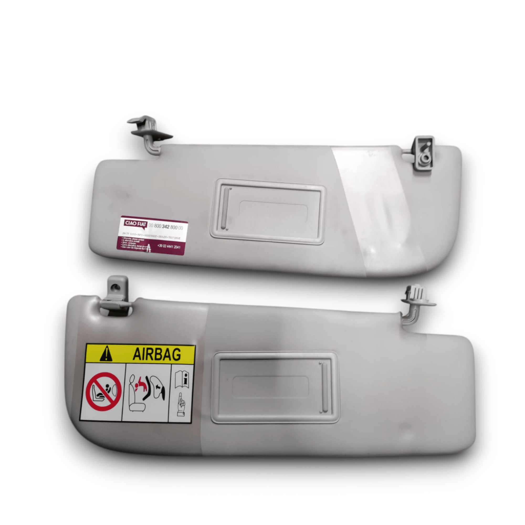 Coppia Alette Parasole Fiat Qubo (2008 - 2019) - F&P CRASH SRLS - Ricambi Usati