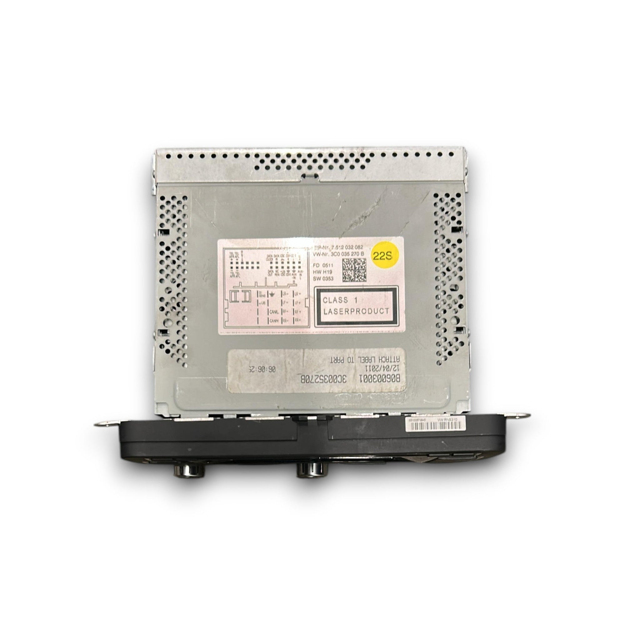Display / Autoradio Volkswagen Golf VI cod.3C0035270B (2008 > 2012) - F&P CRASH SRLS - Ricambi Usati
