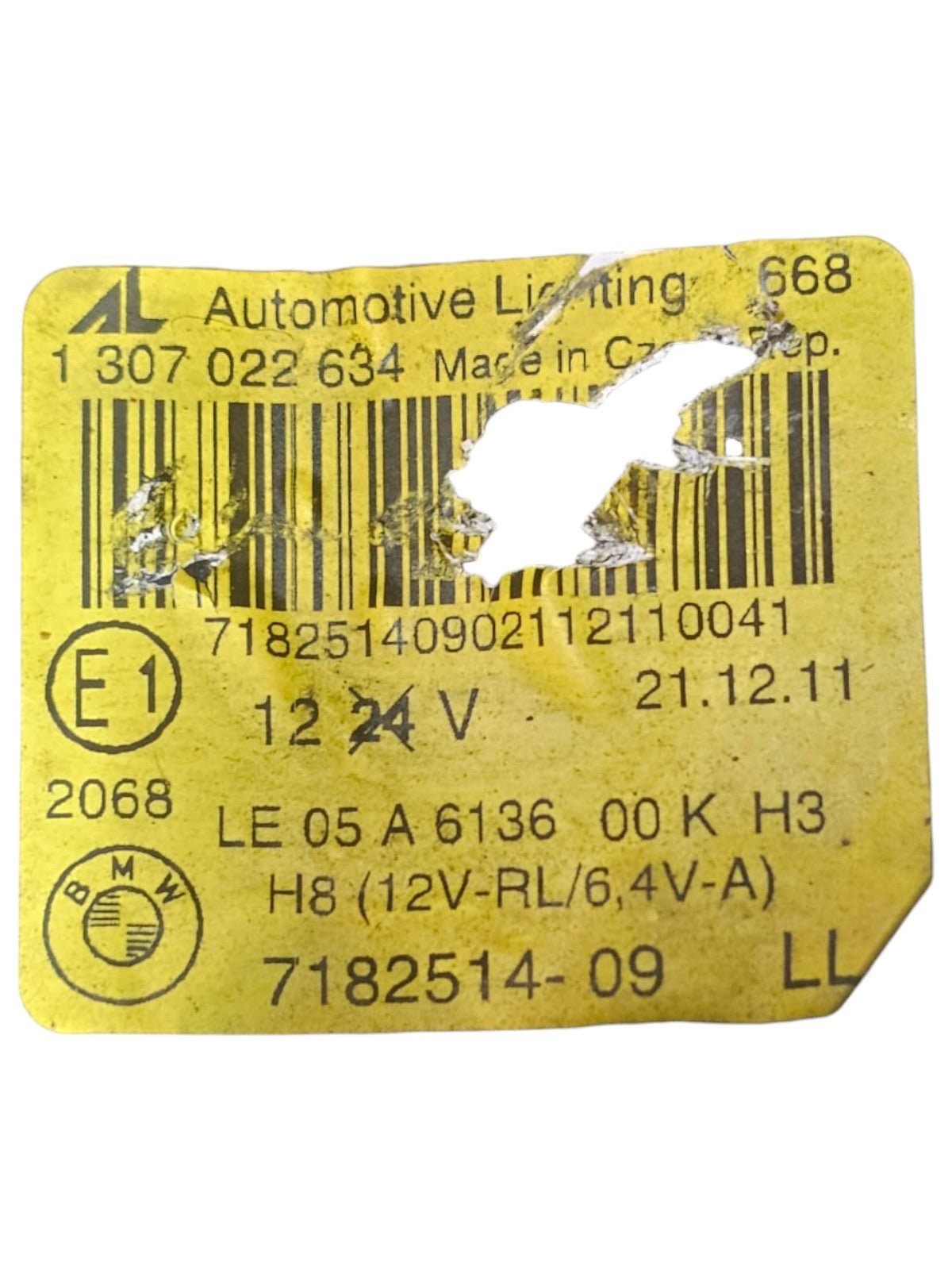 Faro / Fanale Anteriore Destro Xenon BMW Serie 3 Coupè E92 Cod:7182514 - 09 (2005 - 2013) - F&P CRASH SRLS - Ricambi Usati