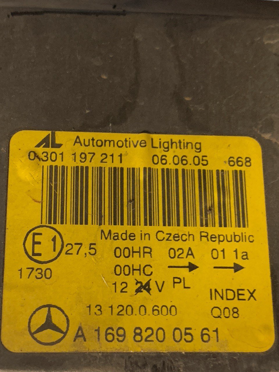 Faro / Fanale Anteriore Sinistro Sx Alogeno Mercedes Classe A W169 (2005) cod.A1698200561 - F&P CRASH SRLS - Ricambi Usati