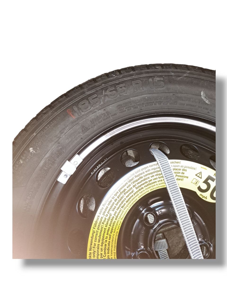 Kit Ruota / Ruotino di scorta pneumatico Volkswagen Polo 185/65 R15 (2021) originale - F&P CRASH SRLS - Ricambi Usati