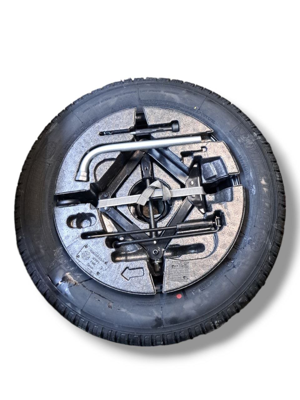 Kit Ruota / Ruotino di scorta pneumatico Volkswagen Polo 185/65 R15 (2021) originale - F&P CRASH SRLS - Ricambi Usati