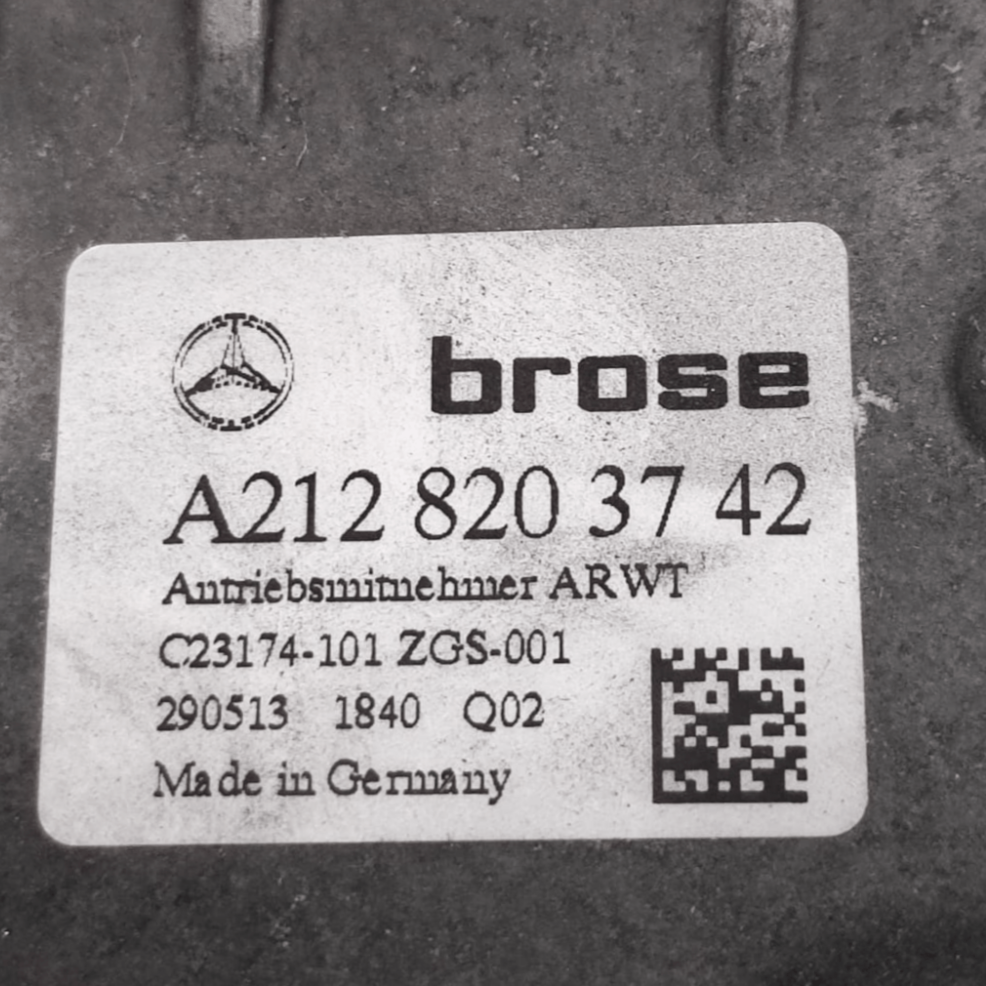 Motorino Bagagliaio Elettrico Mercedes Classe E W212 COD: A2128203742 (2009 - 2016) - F&P CRASH SRLS - Ricambi Usati