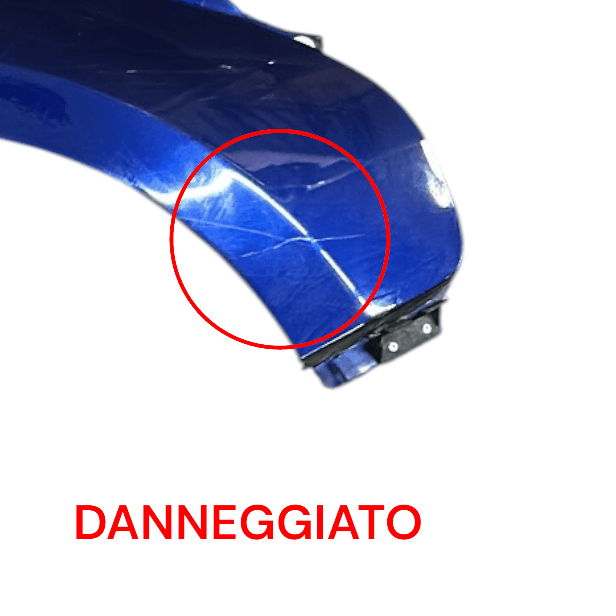 Parafango Anteriore Destro Blu Fiat Qubo (2008 > 2014) - F&P CRASH SRLS - Ricambi Usati
