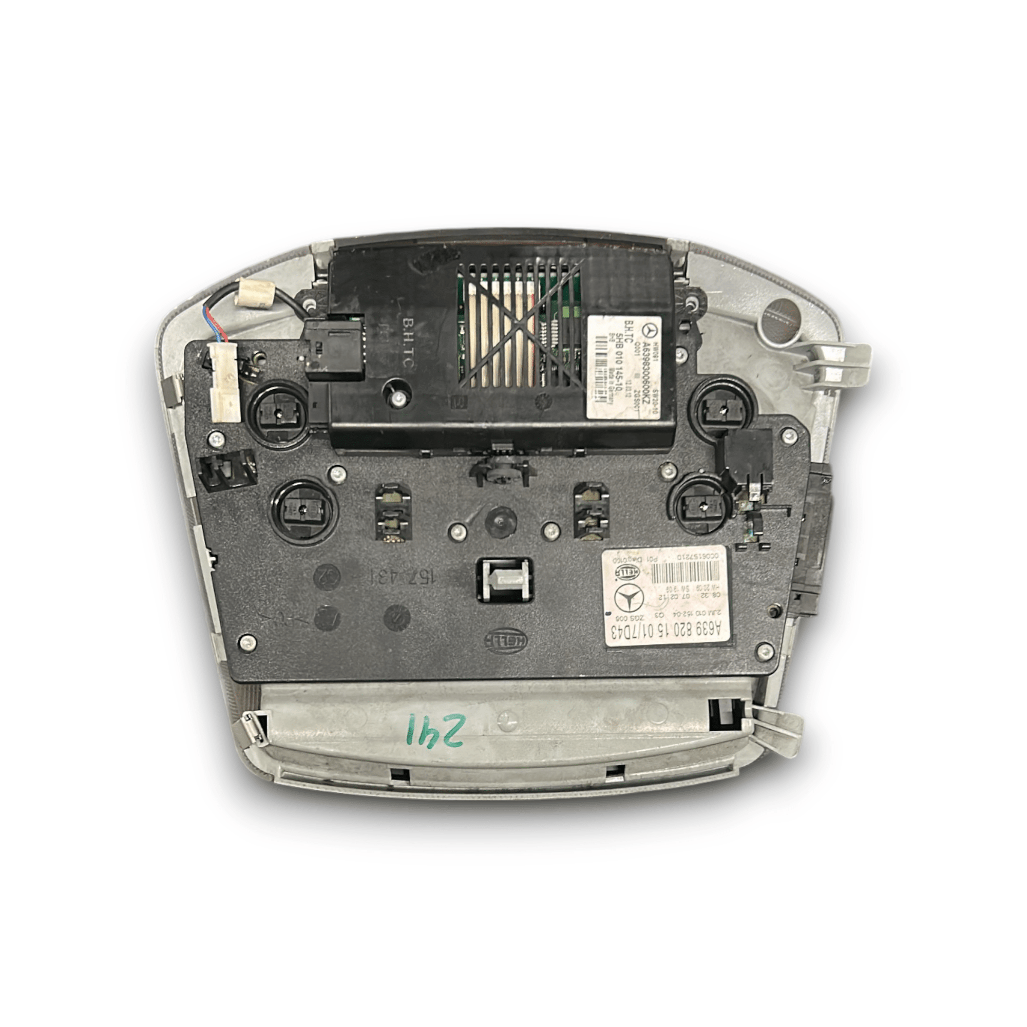 Plafoniera Luci Interne Anteriore Mercedes Benz Viano (W639) cod.A6398201501 (2003 > 2013) + Comandi Clima - F&P CRASH SRLS - Ricambi Usati
