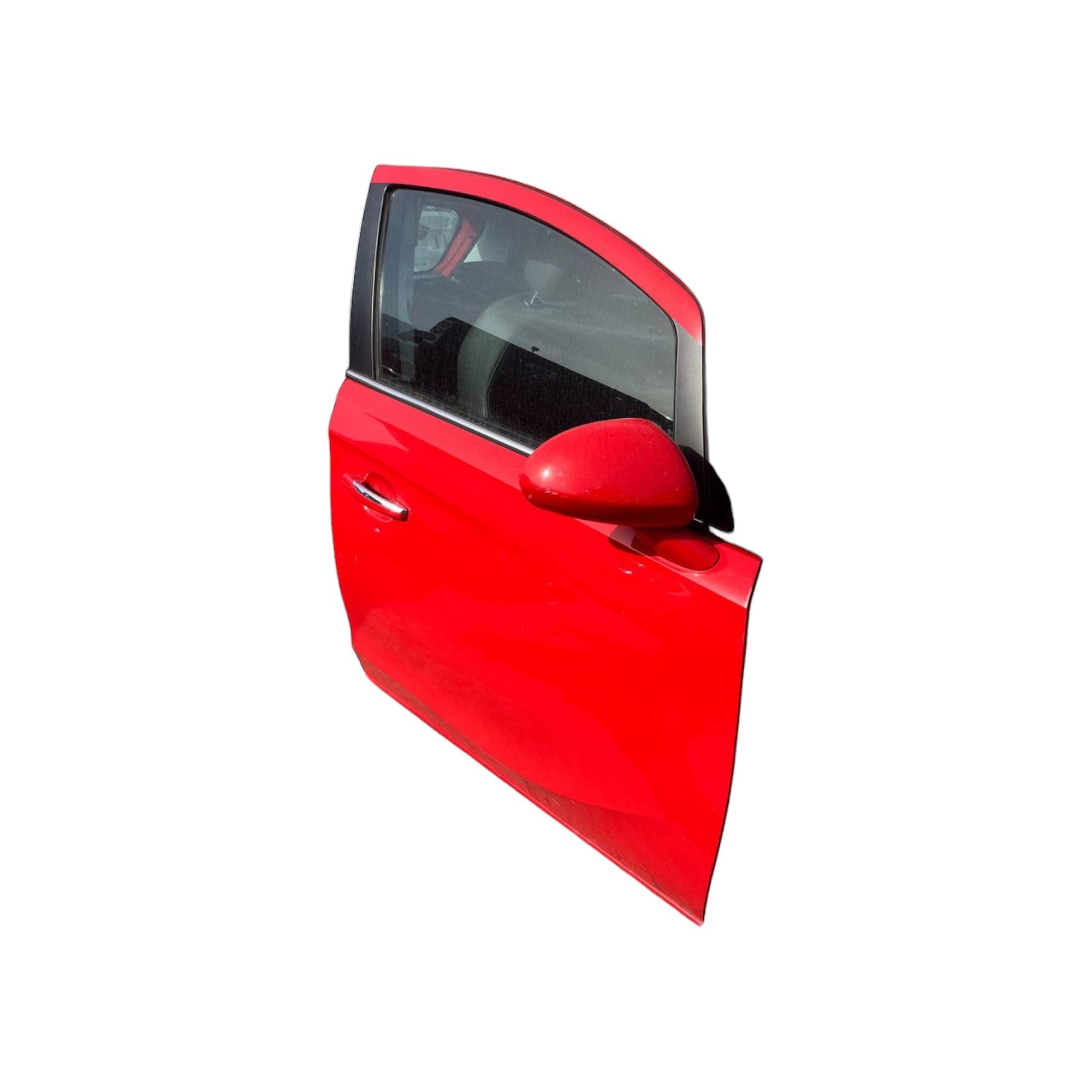 Porta / Portiera anteriore destra (dx) Opel Corsa E (2014 al 2019) Rossa - F&P CRASH SRLS - Ricambi Usati