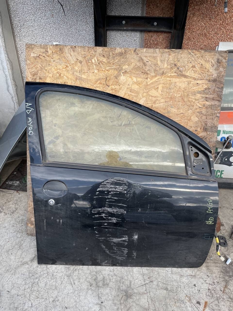 porta portiera anteriore destra toyota aygo 2005 - 2014 nera - F&P CRASH SRLS - Ricambi Usati