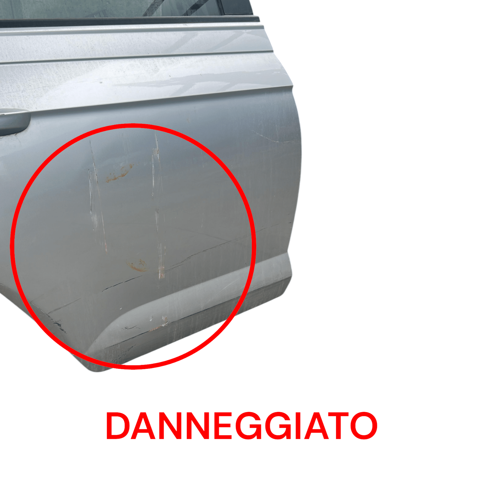 Porta / portiera / sportello posteriore destro Volkswagen Polo AW1 (2017 - >) - F&P CRASH SRLS - Ricambi Usati