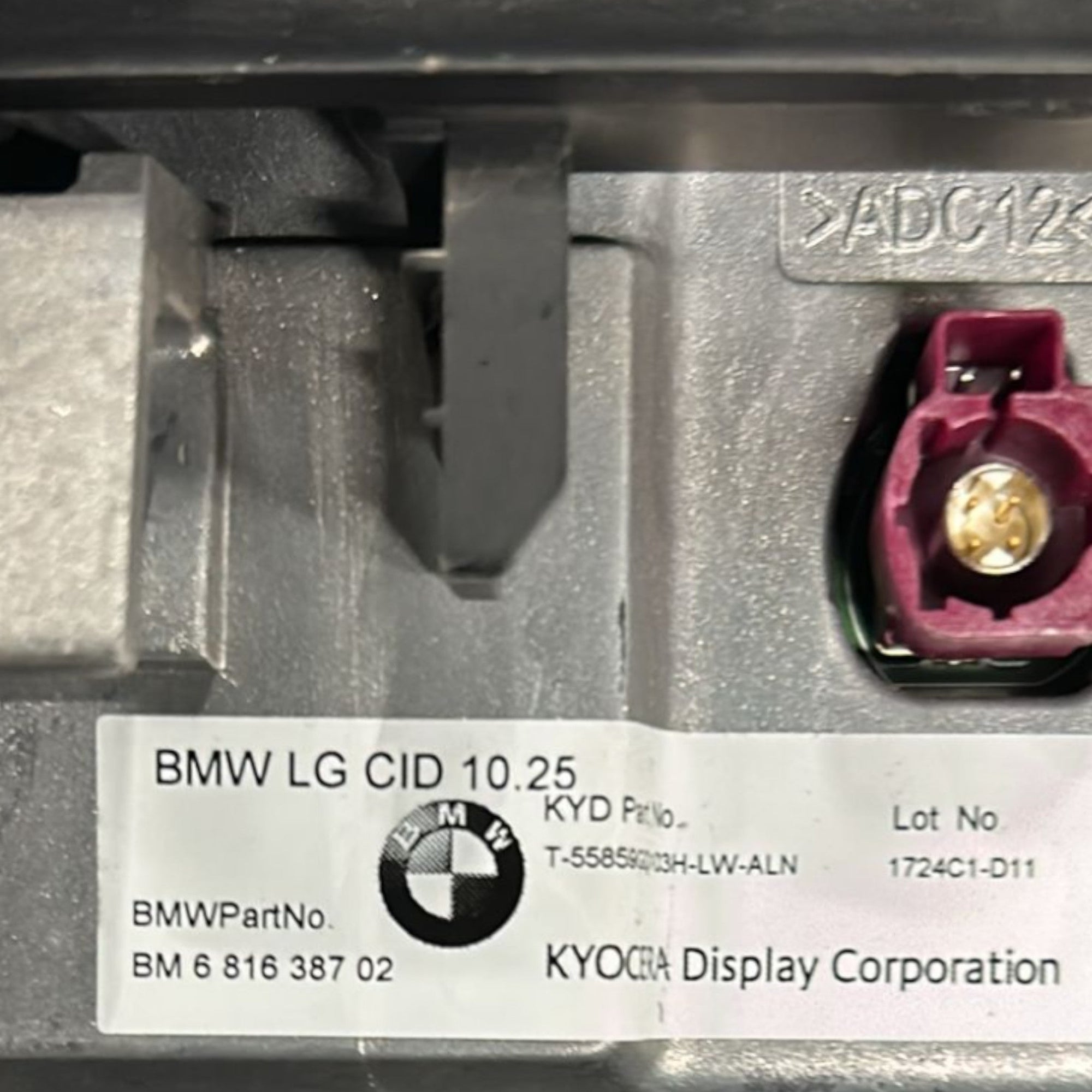 Schermo / Dispaly Bmw X5 F15 cod:681638702 (2013 > 2018) - F&P CRASH SRLS - Ricambi Usati