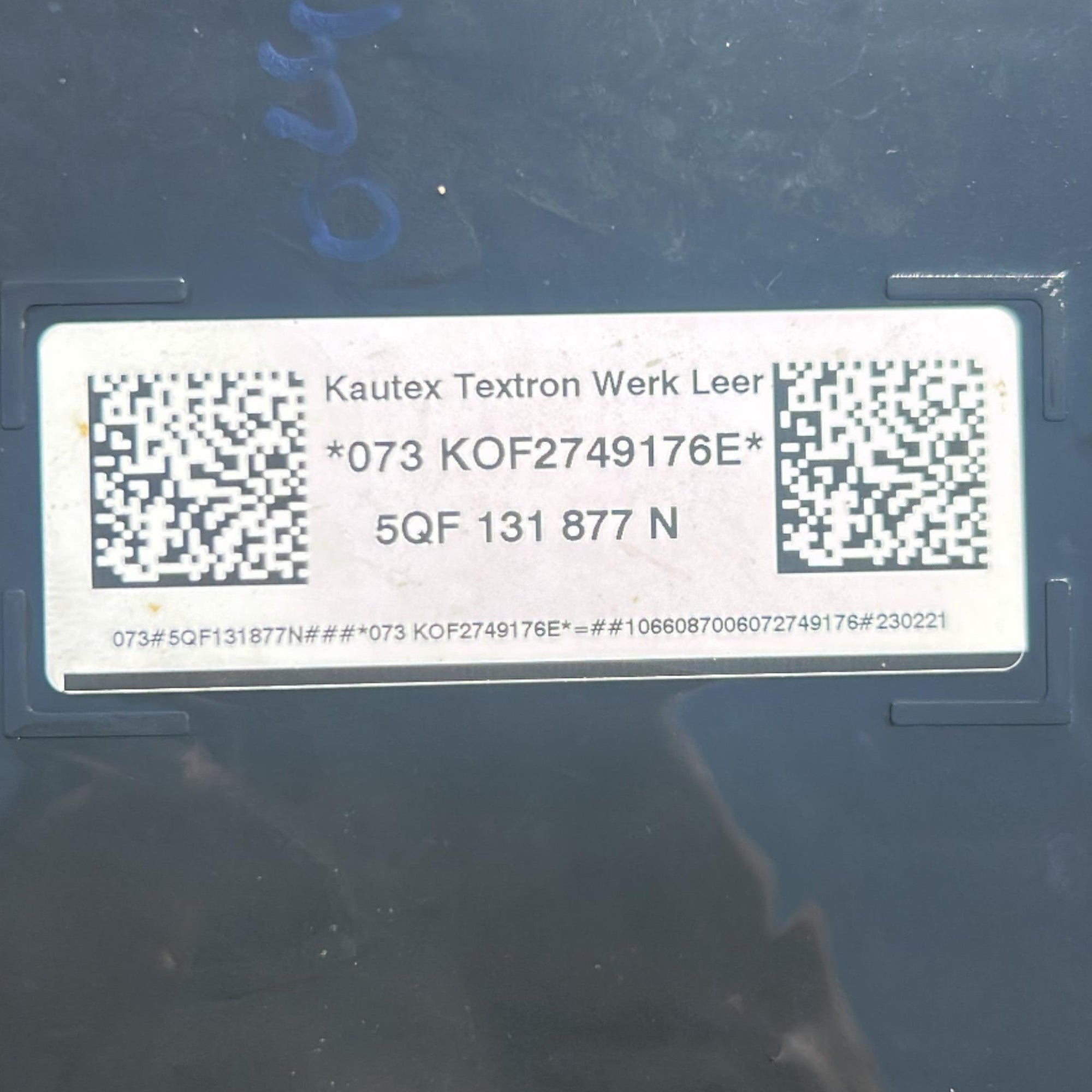Serbatoio AdBlue Audi Q3 (F3) cod.5QF131877N 2.0 Diesel (2018 > ) - F&P CRASH SRLS - Ricambi Usati
