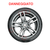 Set 4 Cerchi In Lega (DIAMANTATI) BMW Serie 1 (F20) (5 Fori / 225 / 45 R17) (2011 > 2019) - F&P CRASH SRLS - Ricambi Usati