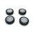 Set 4 Cerchi In Lega Volkswagen Tiguan (5N) cod.5N0601025M (5 Fori / 235 / 55 R17) (2007 > 2016) - F&P CRASH SRLS - Ricambi Usati