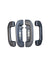 Set 4 Maniglie Appiglio Interne Nero Mercedes EQC Cod:A0998150039 / A0998150100 (2019 - 2023) - F&P CRASH SRLS - Ricambi Usati