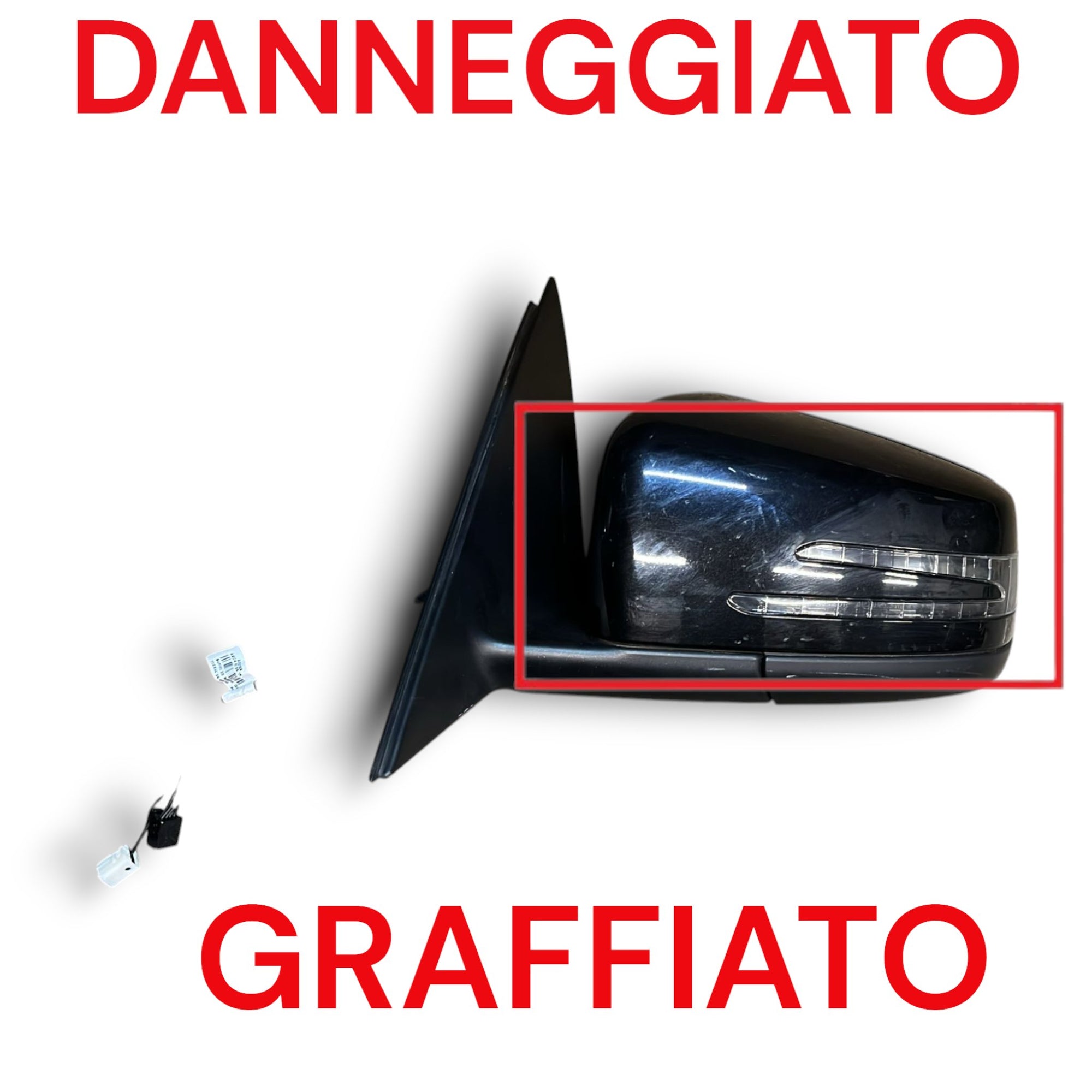 Specchio / Specchietto Elettrico Anteriore Sinistro Mercedes Benz Classe C (W204) cod:A2048103916 (2007 >2013) - F&P CRASH SRLS - Ricambi Usati