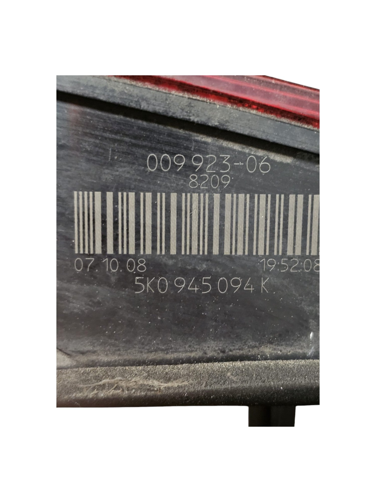 Stop / Fanale Alogeno Posteriore Interno Destro Volkswagen Golf VI Cod:5K0945094K (2008 - 2012) - F&P CRASH SRLS - Ricambi Usati