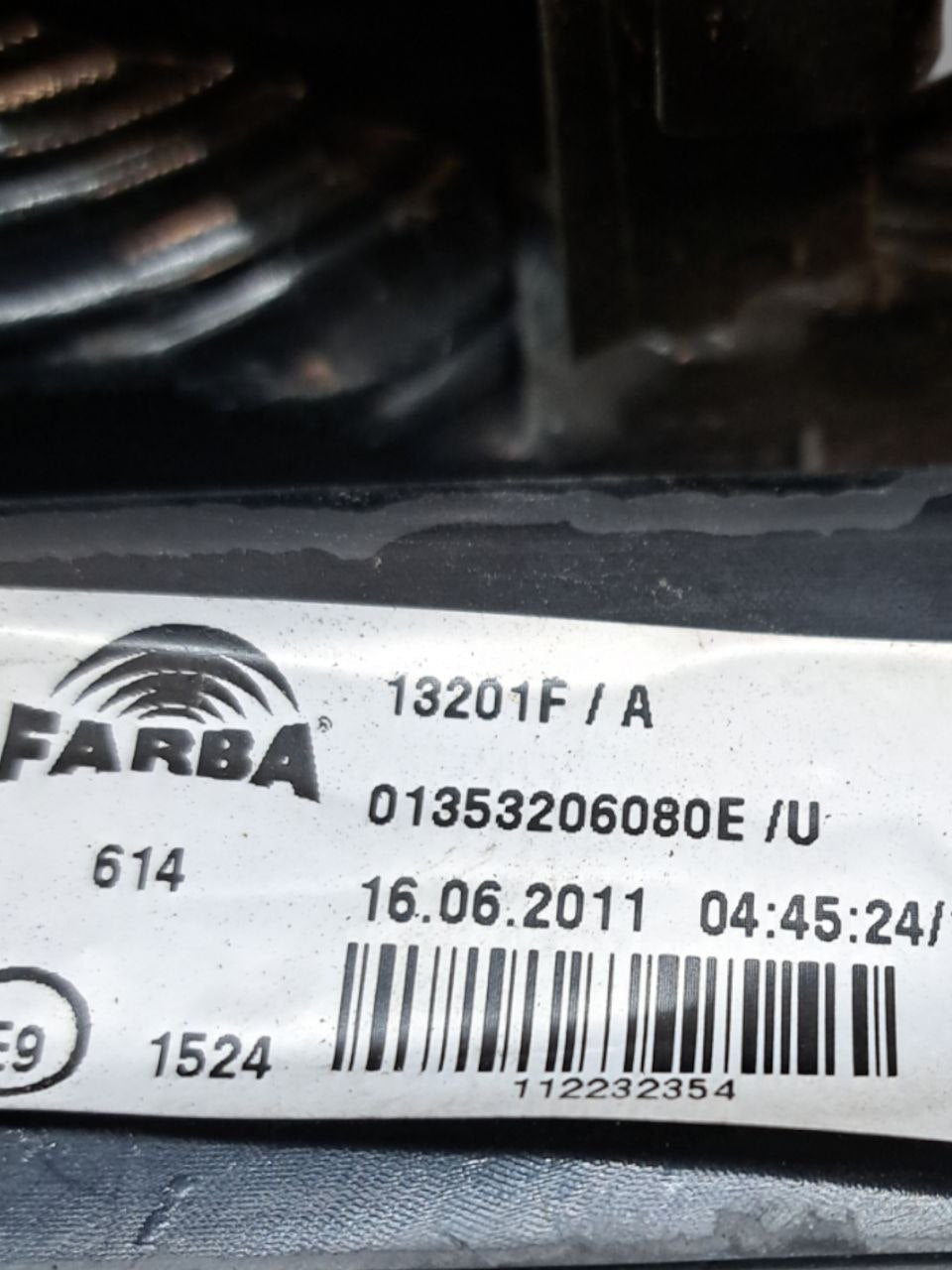 Stop / Fanale posteriore sinistro (sx) Alogeno Fiat Fiorino / Qubo / Bipper / Nemo (2009) COD:13201F - F&P CRASH SRLS - Ricambi Usati