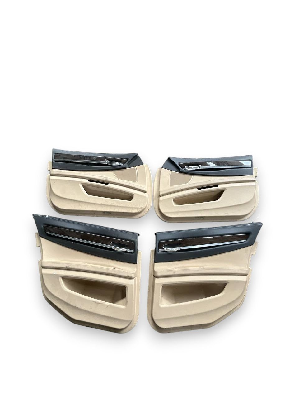 TAPEZZERIA / SEDILI PELLE CREMA ELETTRICI BMW SERIE 7 (F01 - F02) - F&P CRASH SRLS - Ricambi Usati