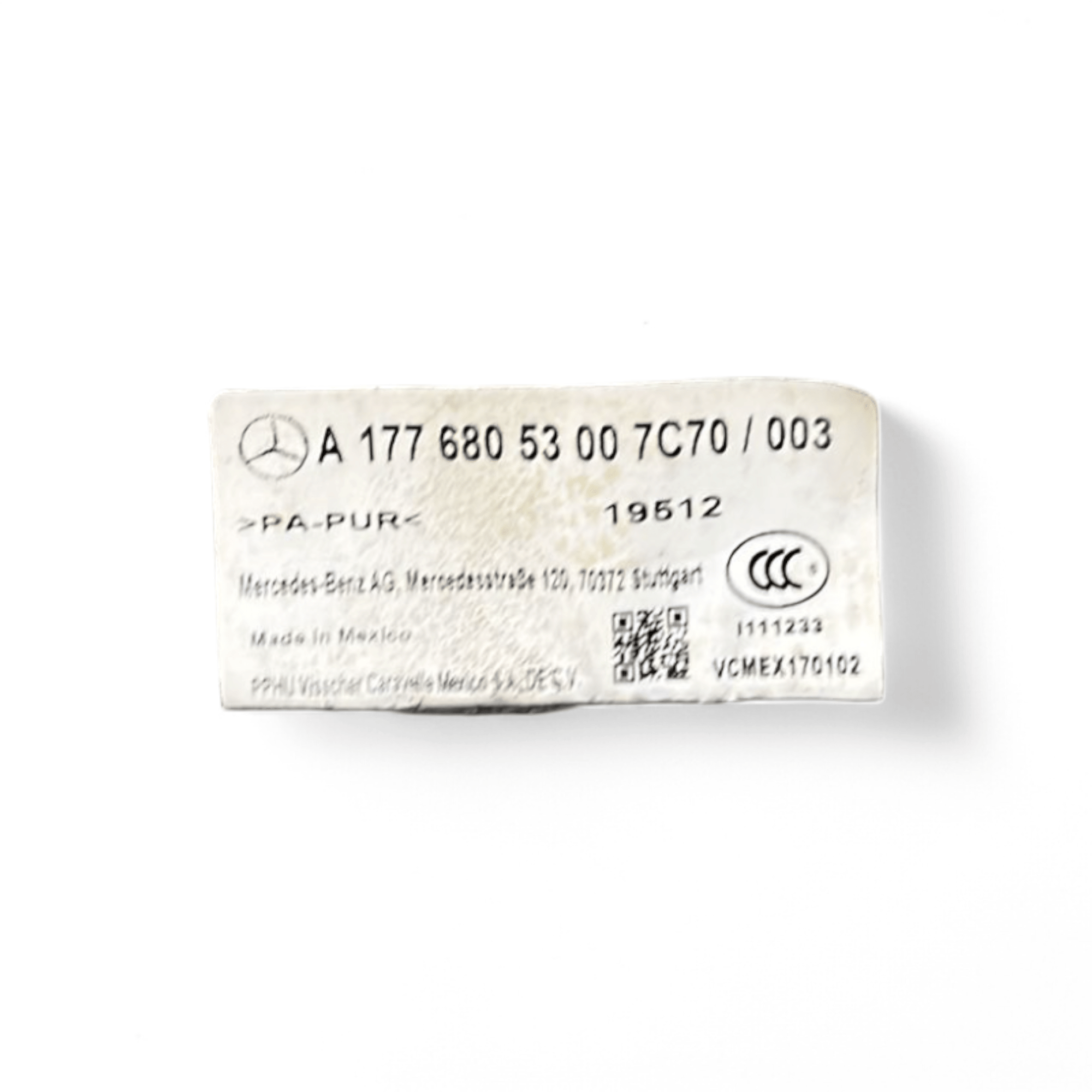 Tappeto / tappetino anteriore sinistro Mercedes CLA X117 / W117 cod.A1776805300 (2013 - 2019) - F&P CRASH SRLS - Ricambi Usati