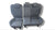 Tappezzeria / Sedili Interni Stoffa Manuali Neri Ford Focus III ( 2011 - 2018 ) - F&P CRASH SRLS - Ricambi Usati