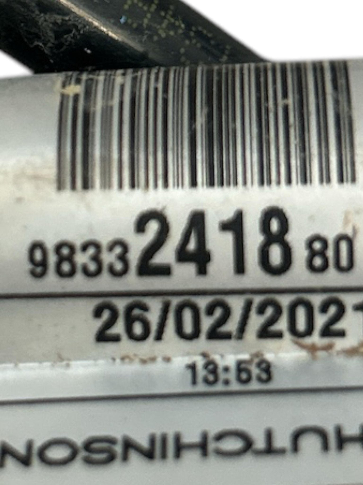 Tubi Aria Condizionata Peugeot 208 II cod.9833241880 1.2 Benzina (2019 > ) - F&P CRASH SRLS - Ricambi Usati